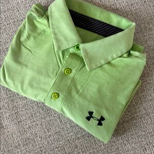 Under Armour |  loose coupe lache suelto polo bright green